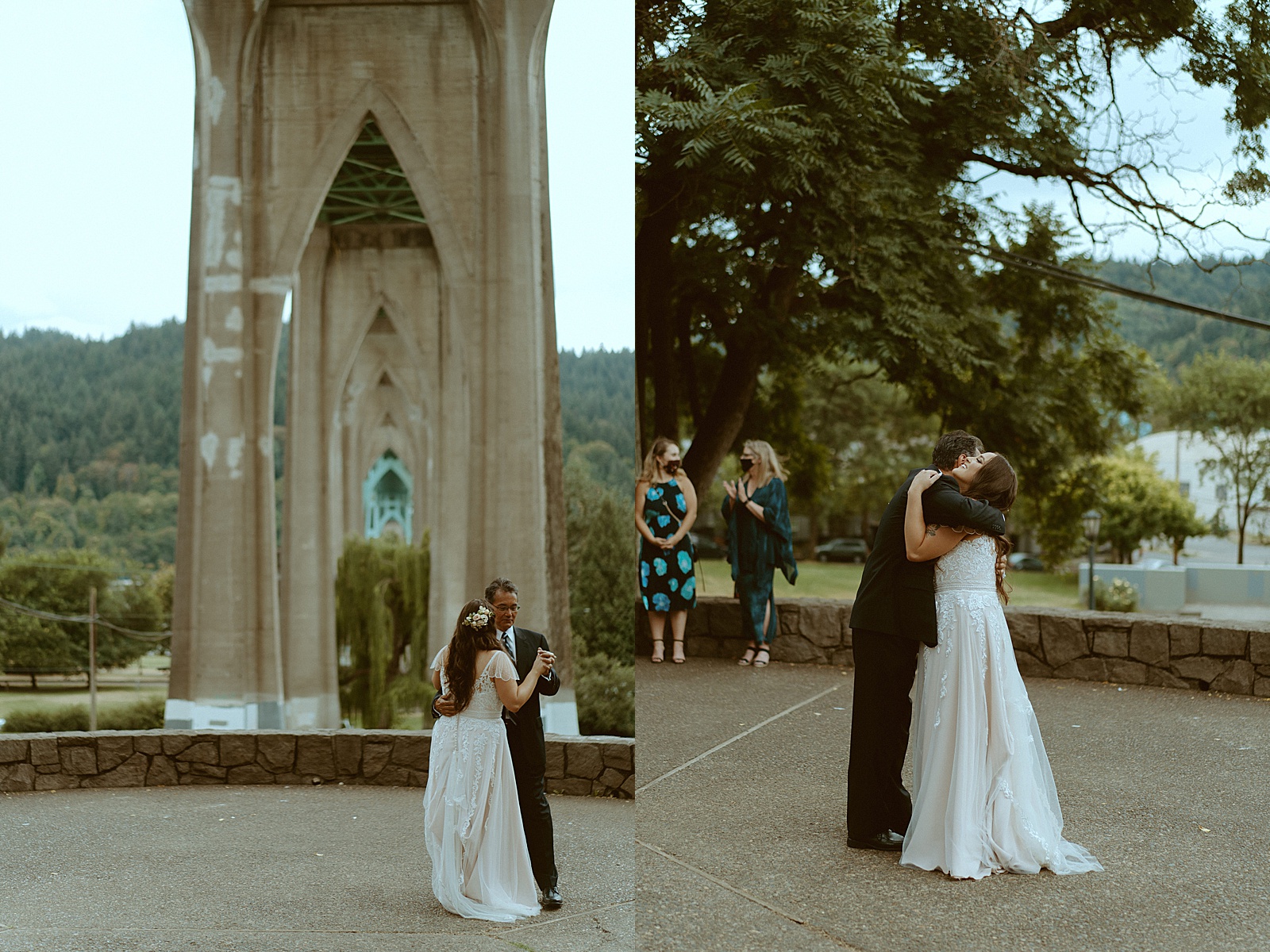 Cathedral Park Wedding captured by Portland Wedding Photographer, Danielle Johnson Photography